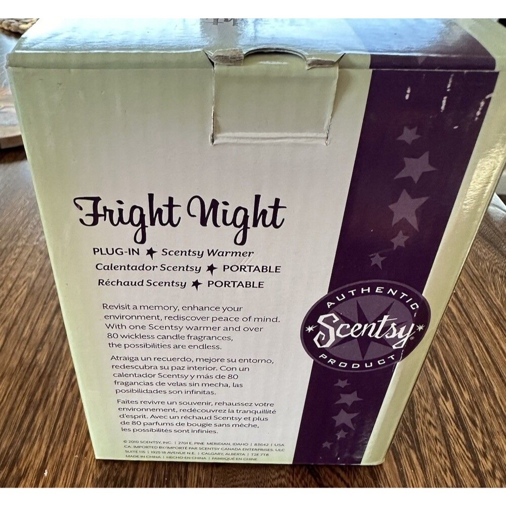 Scentsy Fright Night Bat & Moon Halloween Plug-In Wax Warmer – RETIRED!